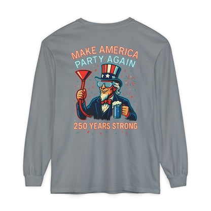 Make America Party Again Long Sleeve Tee