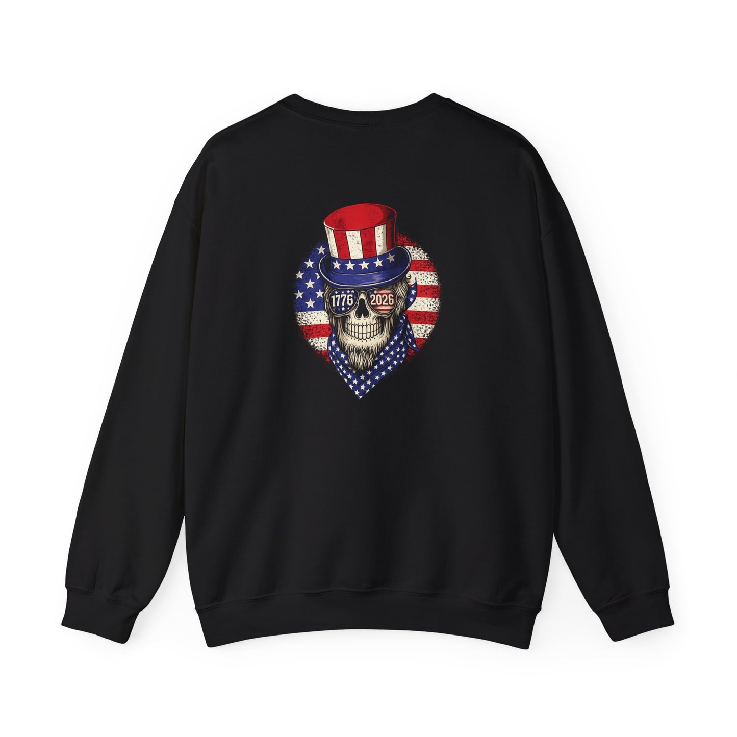 Uncle Sam Skull Crewneck Sweatshirt