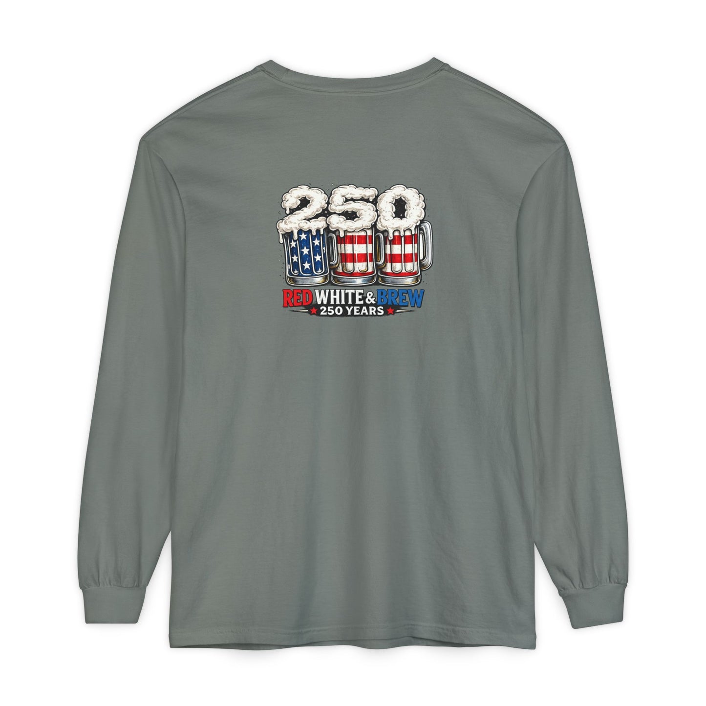Red White & Brew Long Sleeve Tee