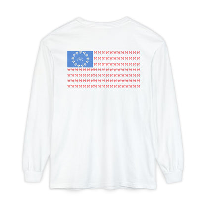 Betsy Bow Flag Long Sleeve Tee