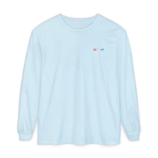 Betsy Bow Flag Long Sleeve Tee
