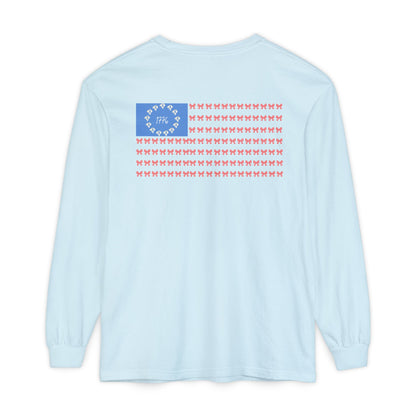Betsy Bow Flag Long Sleeve Tee
