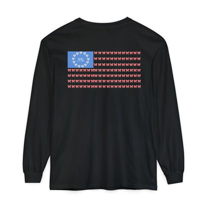 Betsy Bow Flag Long Sleeve Tee