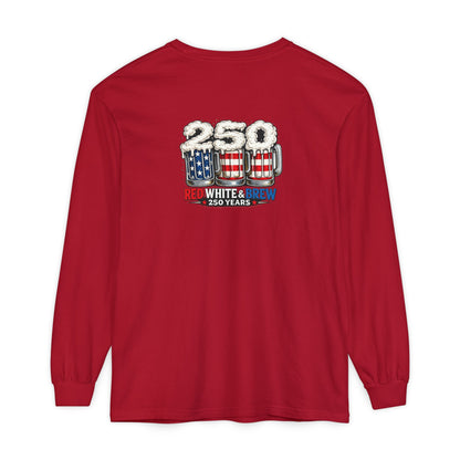 Red White & Brew Long Sleeve Tee