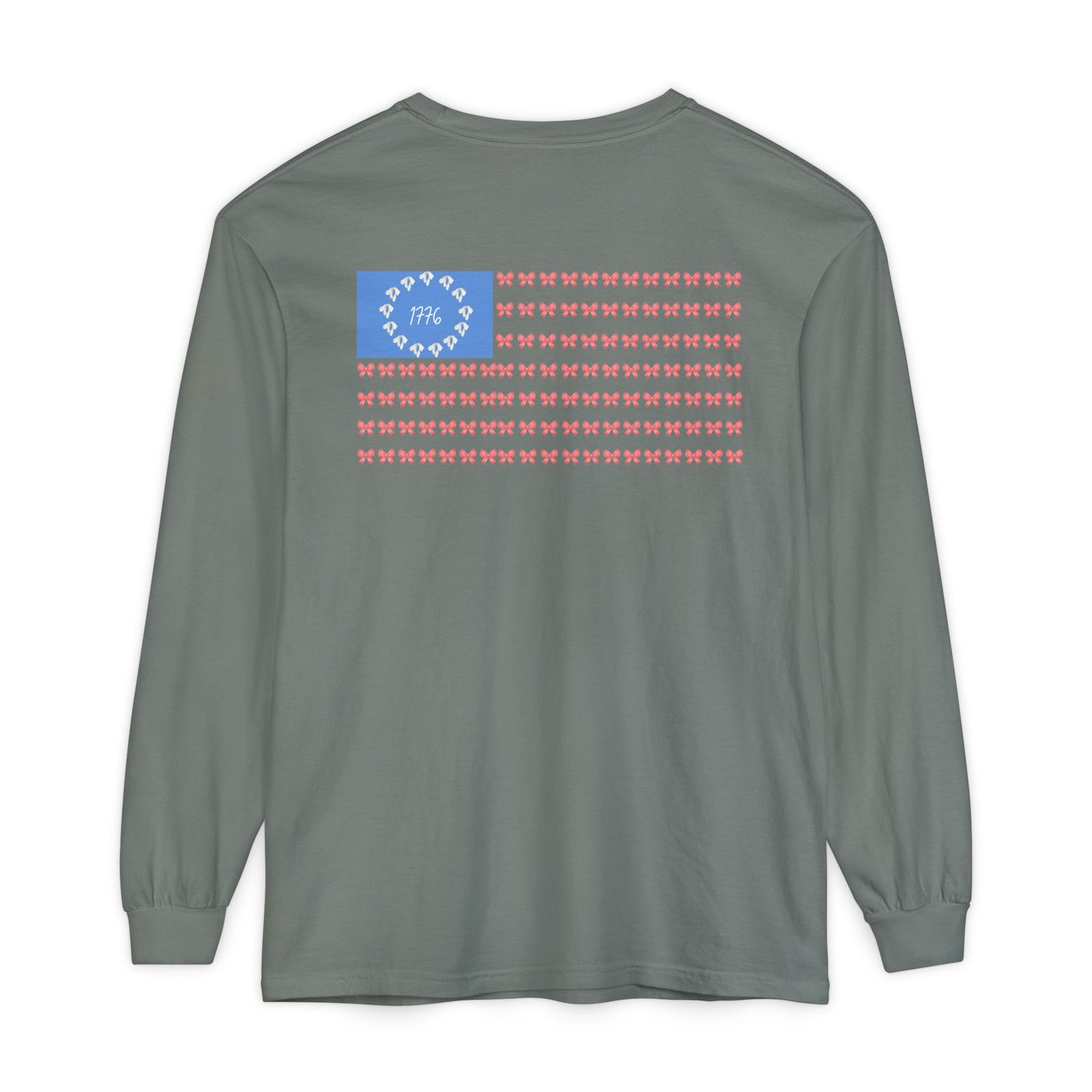 Betsy Bow Flag Long Sleeve Tee