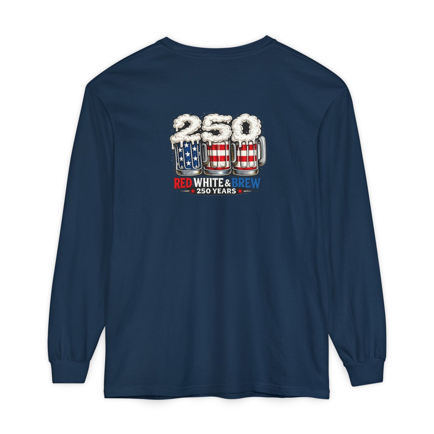 Red White & Brew Long Sleeve Tee