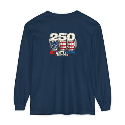 Red White & Brew Long Sleeve Tee