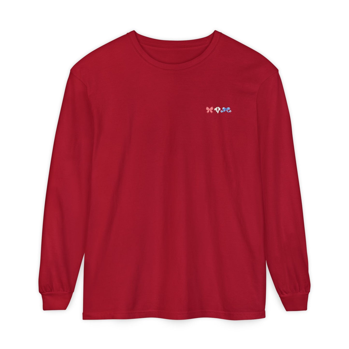 Betsy Bow Flag Long Sleeve Tee