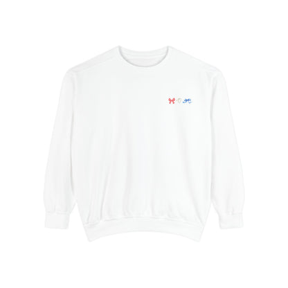 Betsy Bow Flag Crewneck Sweatshirt