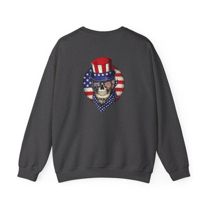 Uncle Sam Skull Crewneck Sweatshirt